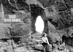 Gobbins Prints: Entrance Tunnel to Gobbins Cliff Path