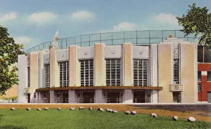 Entrance to Victory Field, Indianapolis, Indiana, USA Date: 1936