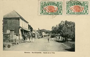Images Dated 29th June 2016: Entrance to the Village of Sainte-Suzanne, Reunion