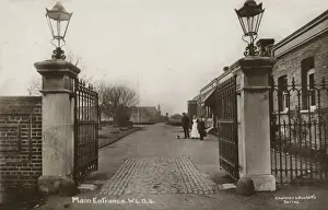 Prisons Prints: Entrance to West London District School, Ashford, Staines