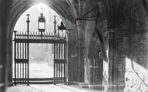 Cloisters Prints: Entrance to Westminster Abbey Cloisters