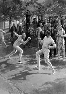 Fencing Prints: Epee Championship at Lincolns Inn, London