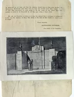 Images Dated 27th April 2012: Ephemera relating to Private Clarence Muggleton
