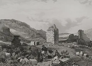 Aubert Prints: Ephesus. Engraving by Aubert
