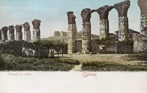 Images Dated 16th December 2011: Ephesus - Turkey - Remains of the Aqueduct