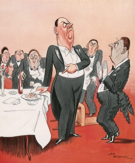 Images Dated 3rd March 2016: The Epicure who detected a Minnow by H. M. Bateman