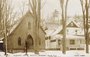 Rectory Prints: Episcopal Church and Rectory, Oriskany Falls, NJ, USA