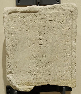 Scripture Collection: Epitaph of Maththaios, Bishop of Faras. May-June, 766