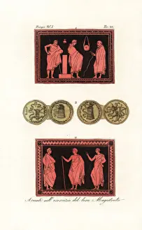 Giulio Prints: Eponymous archons or chief magistrates of ancient Greece