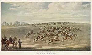 Epsom Prints: Epsom Races Circa 1830