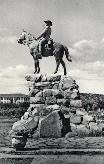 Reiter Prints: Equestrian monument, Windhoek, south west Africa