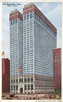 The Equitable Office Building, New York City, NY, USA. Date: circa 1920