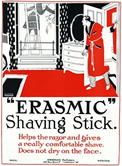Erasmic Shaving Stick advert, WW1
