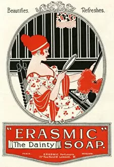 Brand Gallery: Erasmic soap, WW1 advertisement