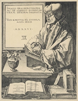 Desiderius Gallery: Erasmus / Durer / 1526
