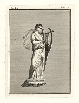 Antichità Gallery: Erato, muse of lyric poetry