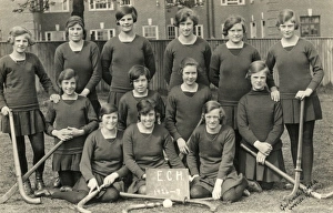 Adjacent Gallery: Erdington Cottage Homes Girls Hockey Team