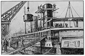 Erecting the Funnels