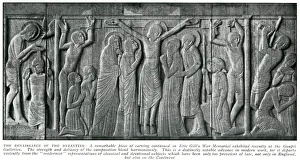 Images Dated 14th September 2018: Eric Gill panel shown at Goupil Galleries