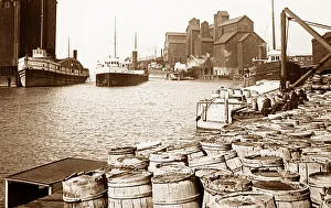 Erie Canal Buffalo USA early 1900s