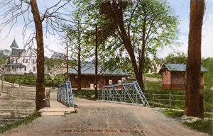 Erie Prints: Erie Railroad Station, River Edge, New Jersey, USA