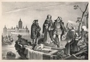 Madness Prints: Erik XIV of Sweden marrying Catharina Mansdotter