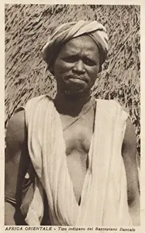 Tribesman Prints: Eritrea, Africa - Man from the Danakil Lowlands