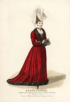 Anjou Gallery: Ermengarde, daughter of Fulk IV, Count of Anjou, died 1147