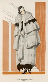 Capes Prints: Ermine Cloak 1922