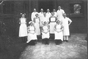 Nursing Collection: Ernest King and other Marland Hospital Staff