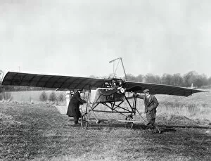 Ernest Maund Early Aviator / Pilot with His Monoplane in?