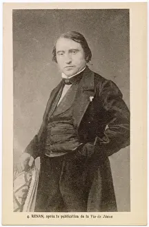 Specialised Prints: ERNEST RENAN (1823 - 1892), French philosopher who specialised in religious subjects