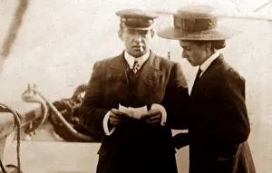 Ernest Shackleton and his sister visit the Nimrod