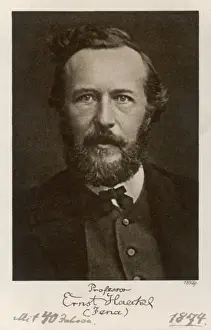 Haeckel Prints: Ernst Haeckel Age 40
