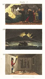 Images Dated 3rd April 2020: The eruption of Mount Vesuvius in 79AD