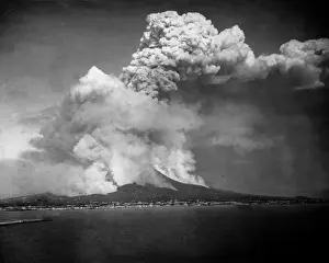 Erupting Prints: Eruption of Mount Vesuvius, Italy