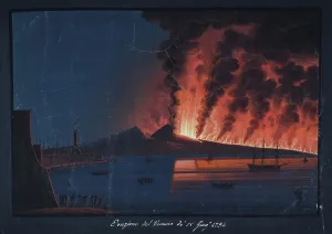 Dynamic Prints: Eruption of Vesuvius, 15th June 1794