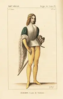 Skullcap Prints: Esauret, Count of Toulouse, son of Torson (8th century)