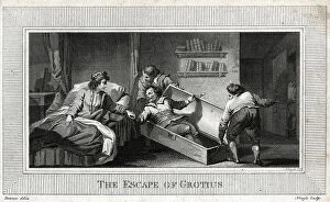 Theologian Collection: The Escape of Grotius, aka Hugo de Groot