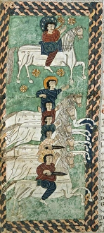 Escorial Beatus, 10th c.. White Army of God