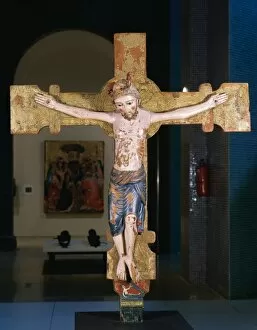 Lleida Collection: Escunhau Christ. 13th century. Spain