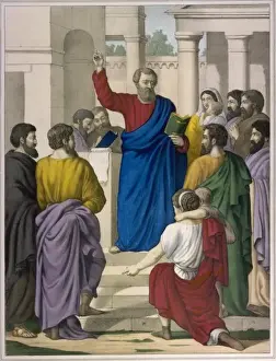 Laws Prints: Esdras Preaching