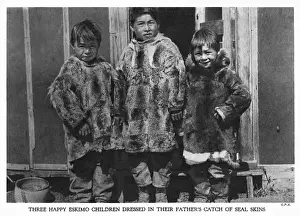 Skins Prints: Eskimo children