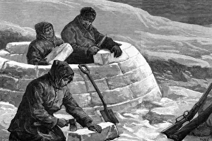 Build Prints: Eskimos Build Igloo 2