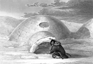 Passage Prints: Eskimos Build Igloo 3