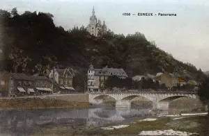 Municipality Prints: Esneux, Belgium - Panoramic View