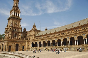 Images Dated 22nd April 2007: Espa?a. Andalusia. Seville. Spains Square