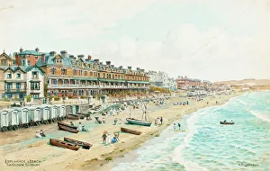 Esplanade and Beach at Sandown, Isle of Wight