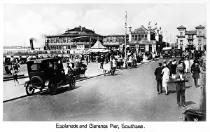 Bovril Prints: Esplanade and Clarence Pier, Southsea, Portsmouth, Hampshire