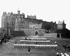 Images Dated 20th August 2018: The Esplanade, Edinburgh Castle, Victorian period